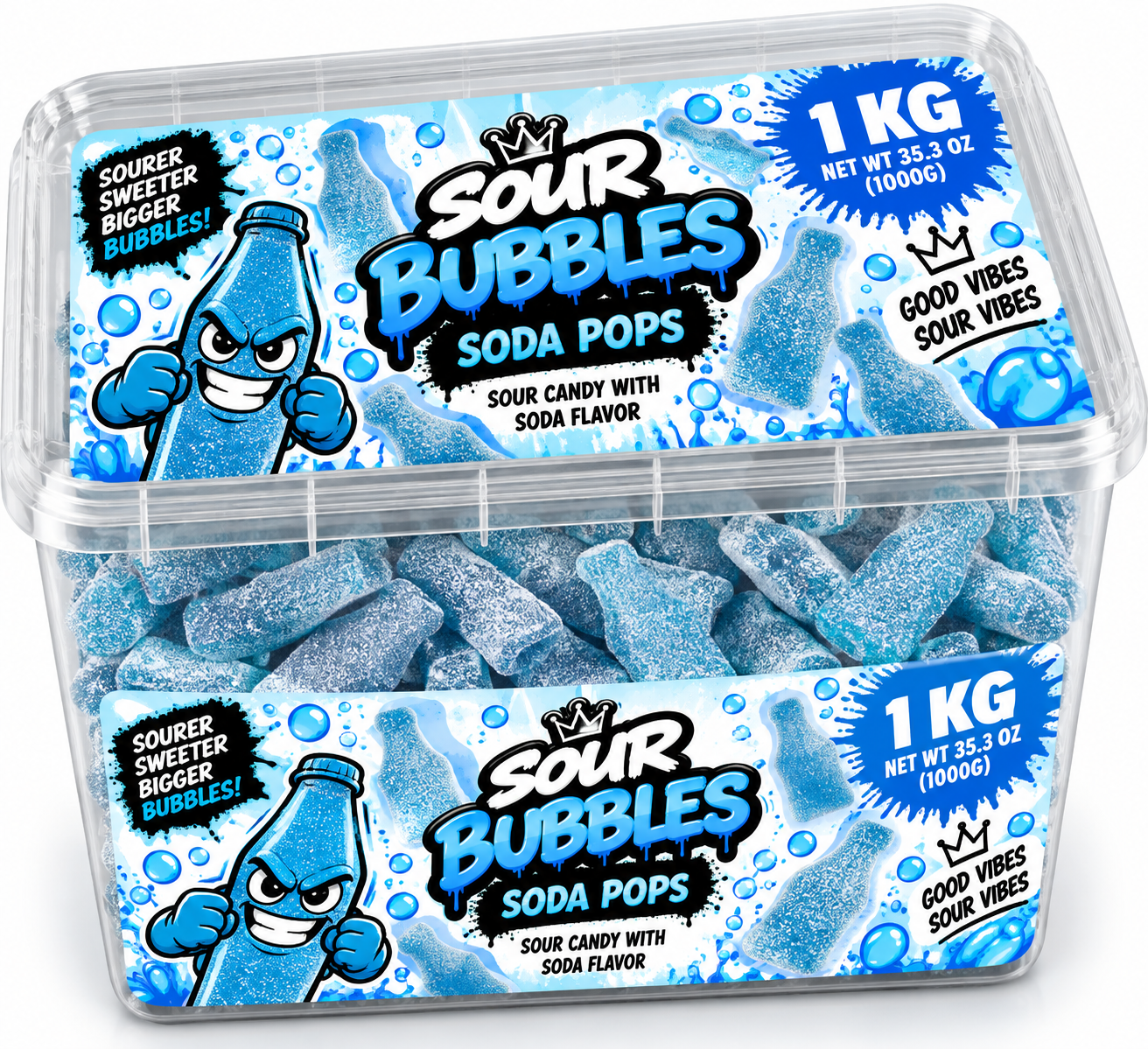 Sour Bubbles – Fizzy Soda Pops