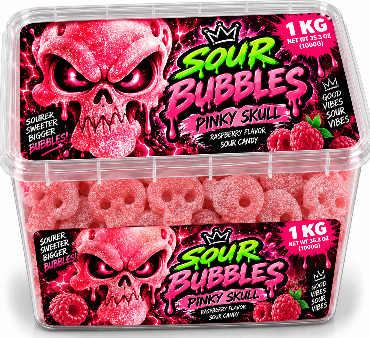 Sour Bubbles – Pinky Skulls
