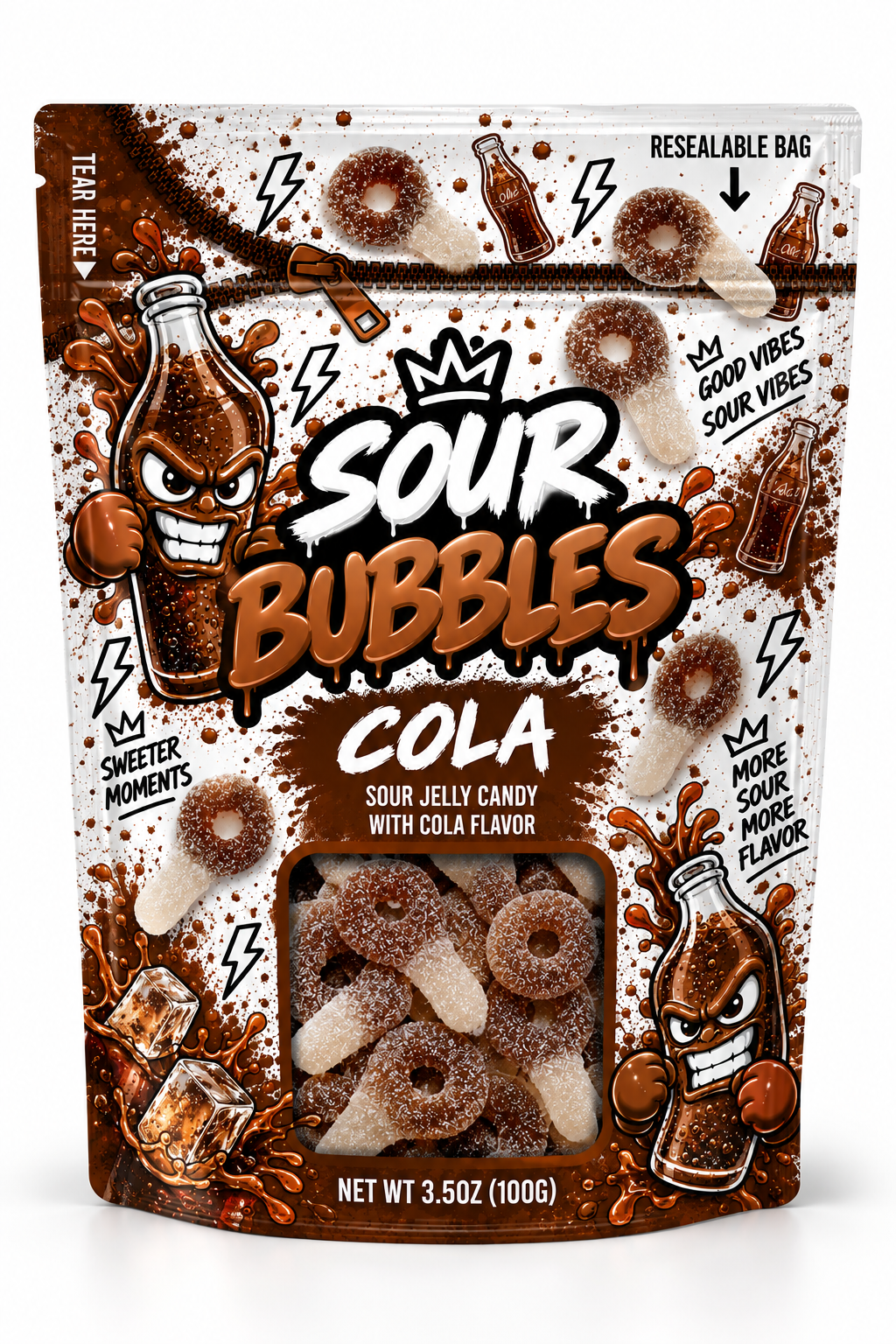 Sour Bubbles – Sour Cola Bottles