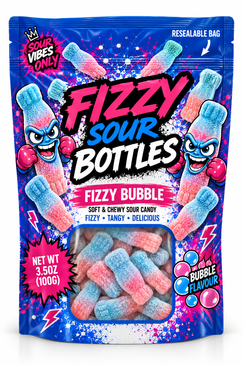 Sour Bubbles – Fizzy Bubble Skulls